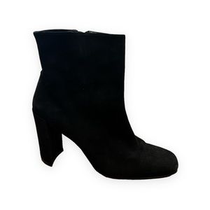 Stuart Weitzman Vigor Black Suede Booties